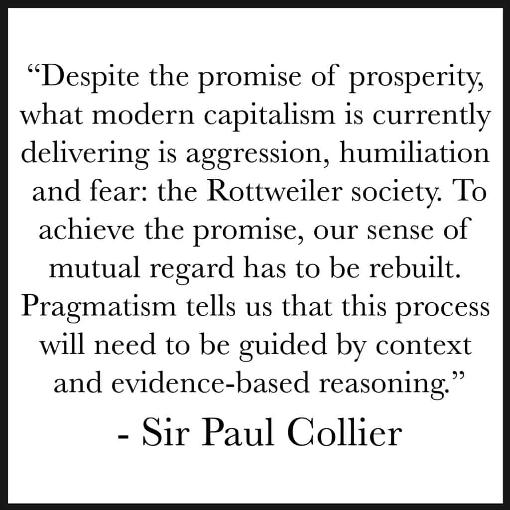 quote from sir paul collier
