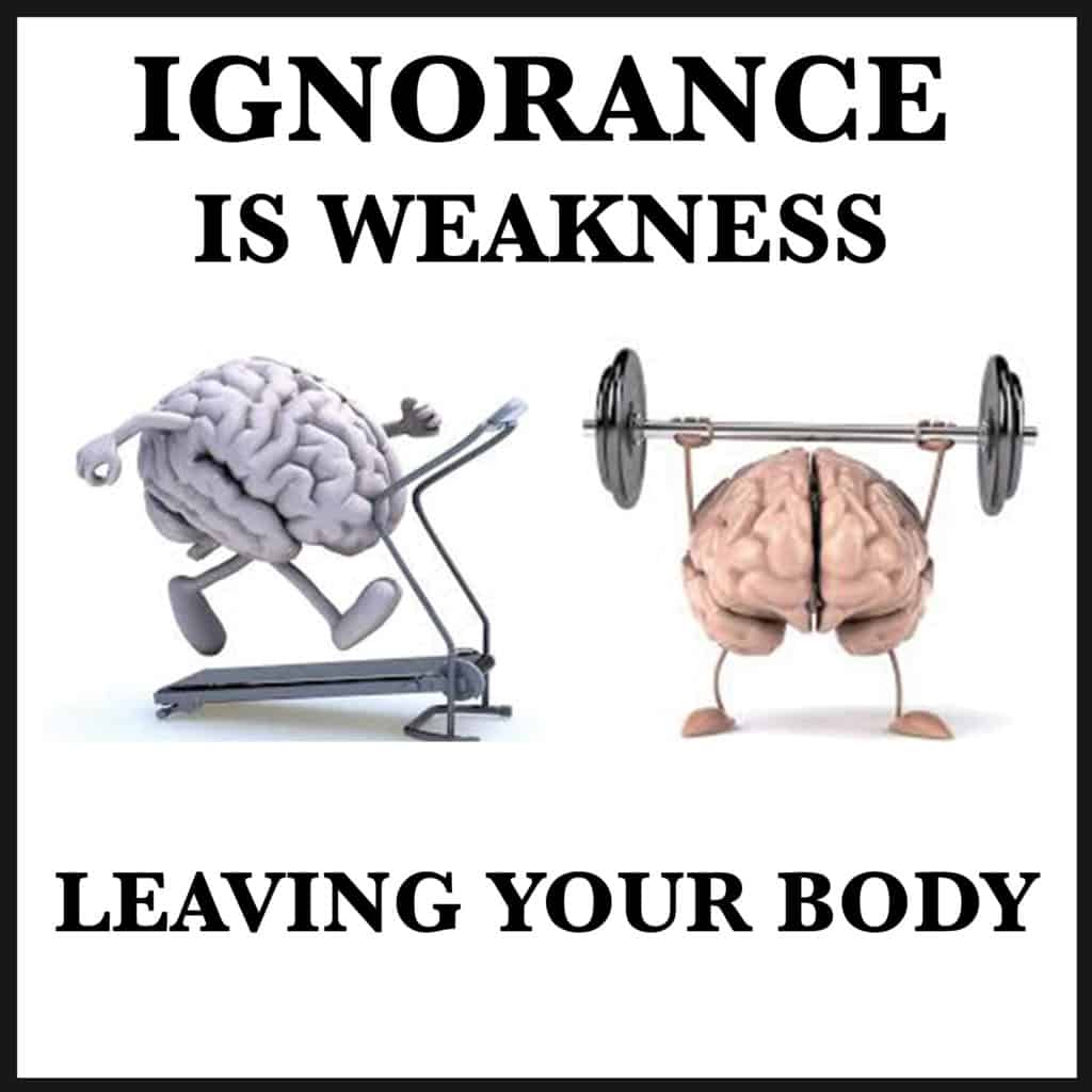 ignorance is weakness