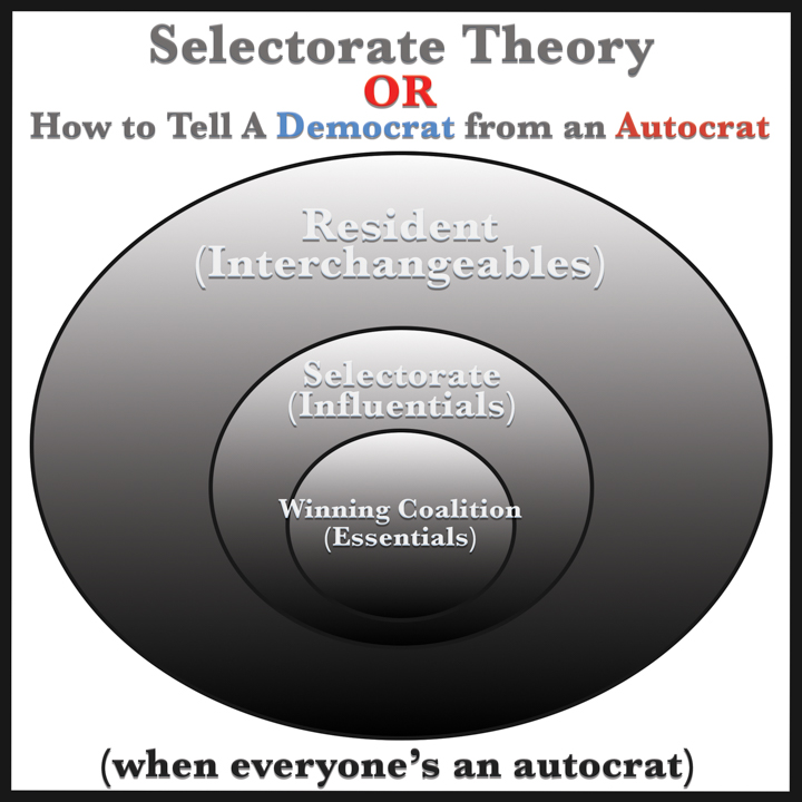 graph on how to tell a democrat from an autocrat