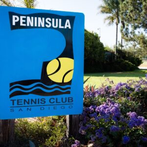 picture of sign at the peninsula tennis club