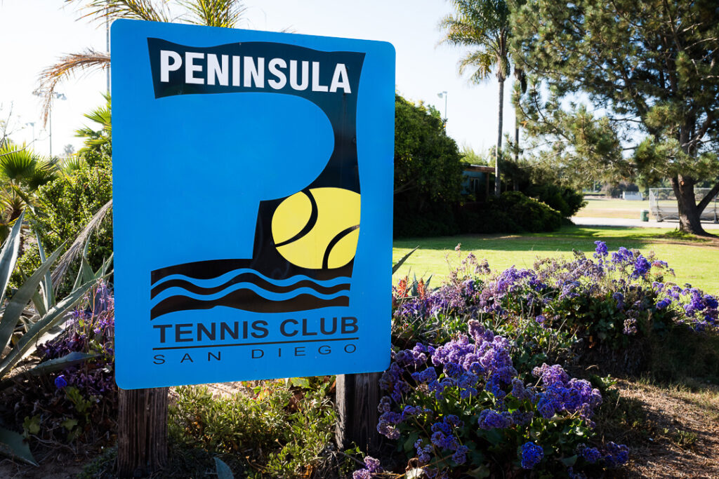 Peninsula Tennis Club Signage